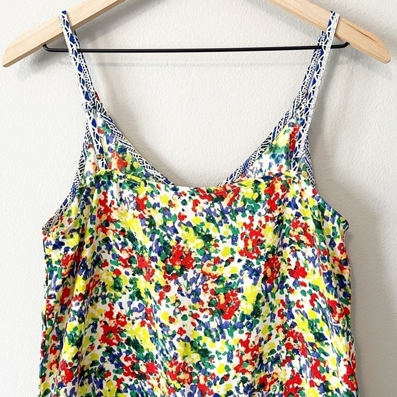 CAbi #5261 Devon Floral Fiesta Romper Size Small Colorful Summer Adjustable EUC - Picture 8 of 12